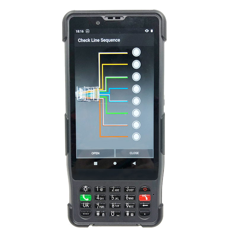 PDA de prueba de telecomunicaciones